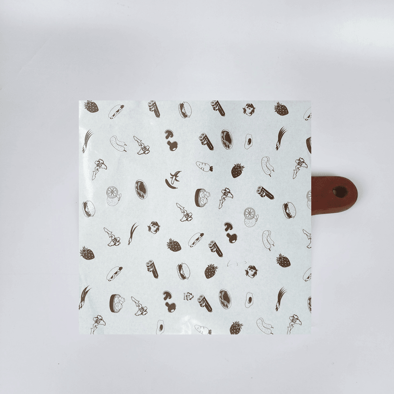 화이트 코팅지 30x30cm 500매 유산지 노루지 식품지 햄버거포장지 PE코팅지 - 메인 이미지