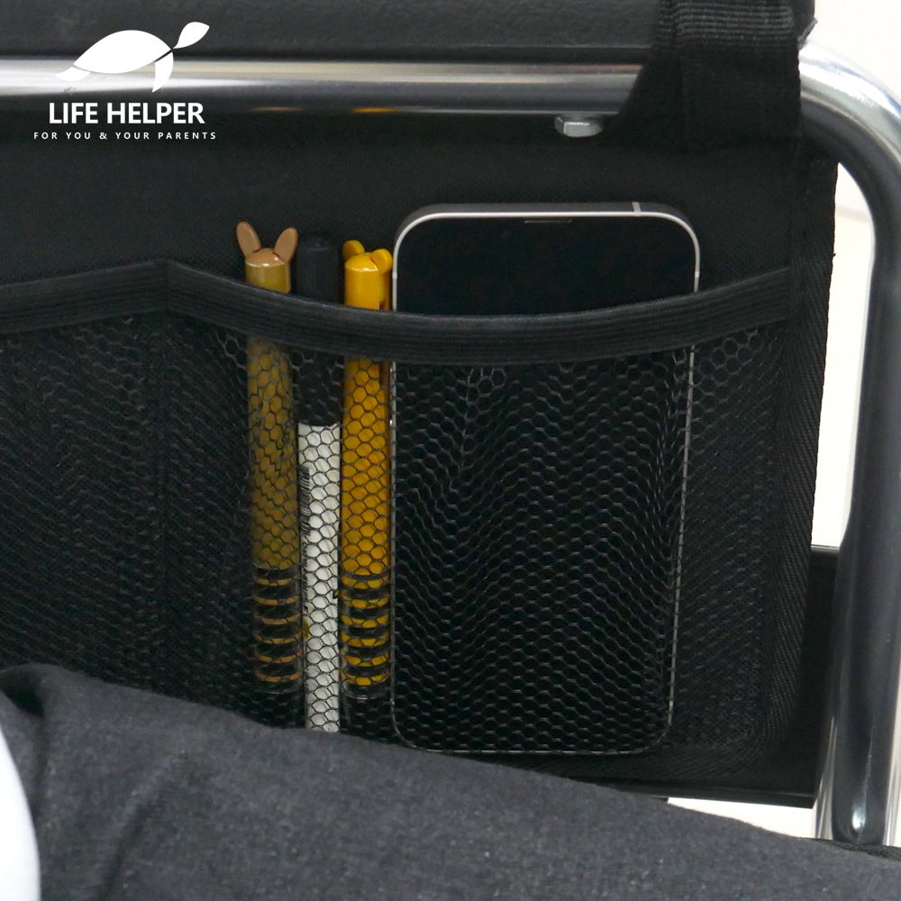 라이프헬퍼 휠체어 주머니 사이드 멀티 포켓 수납 파우치 실버카 보행보조기 용 LH-WP1 - 상세 이미지 3