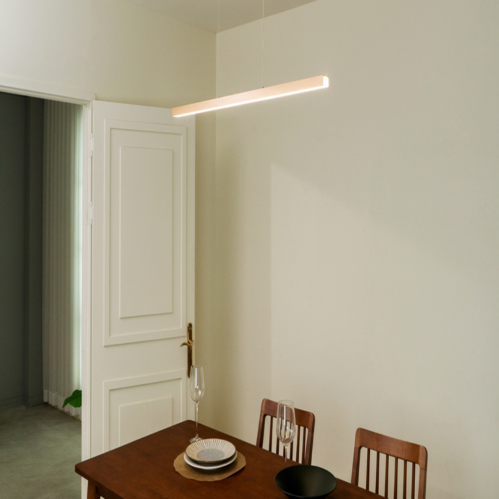 KS 6인용식탁등 국산 LED 50W 주방 식탁등 골드