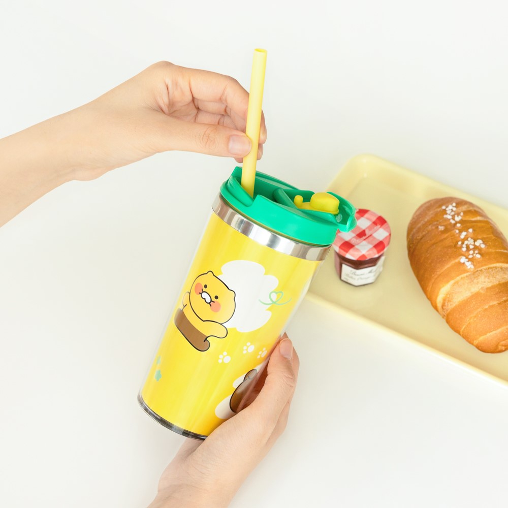 춘식이 텀블러 스텐 카카오 굿즈 400ml 기념품 - 상세 이미지 3