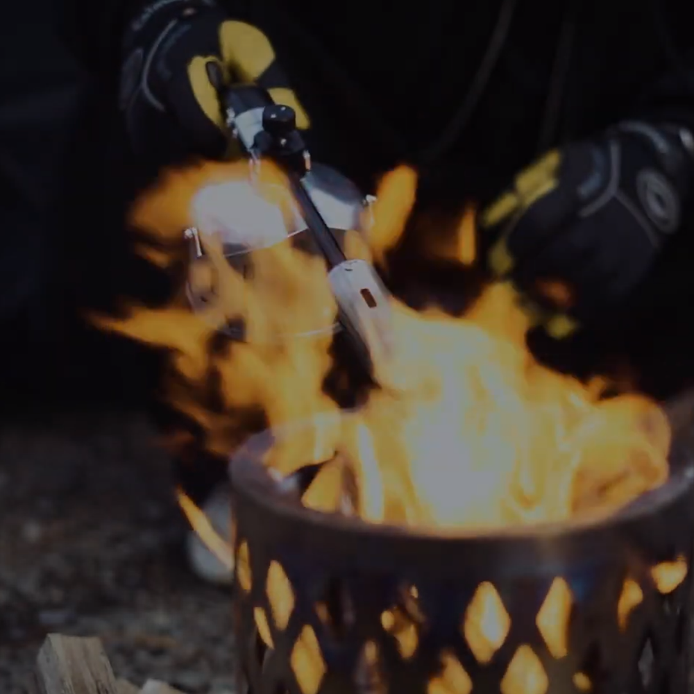 폴라리스 제트원 롱토치 캠핑 폴딩 이소 가스 토치 액화방지