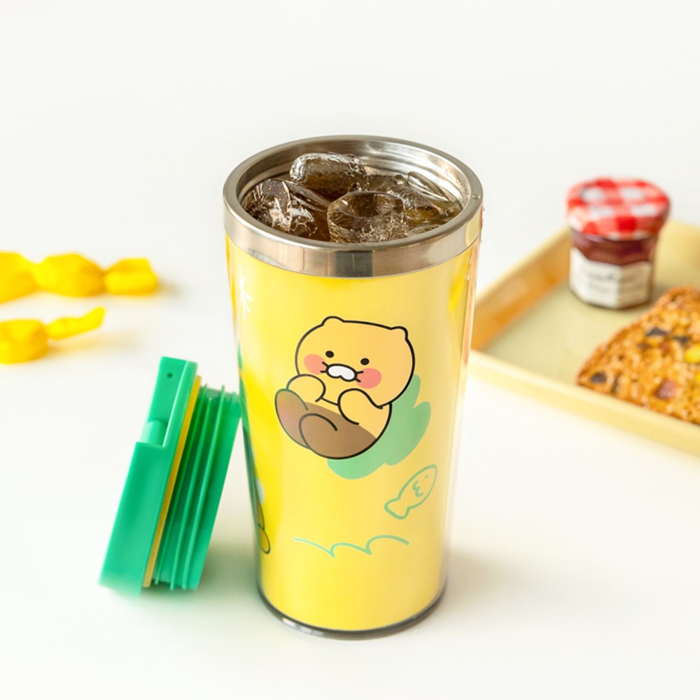 춘식이 텀블러 스텐 카카오 굿즈 400ml 기념품 - 상세 이미지 5