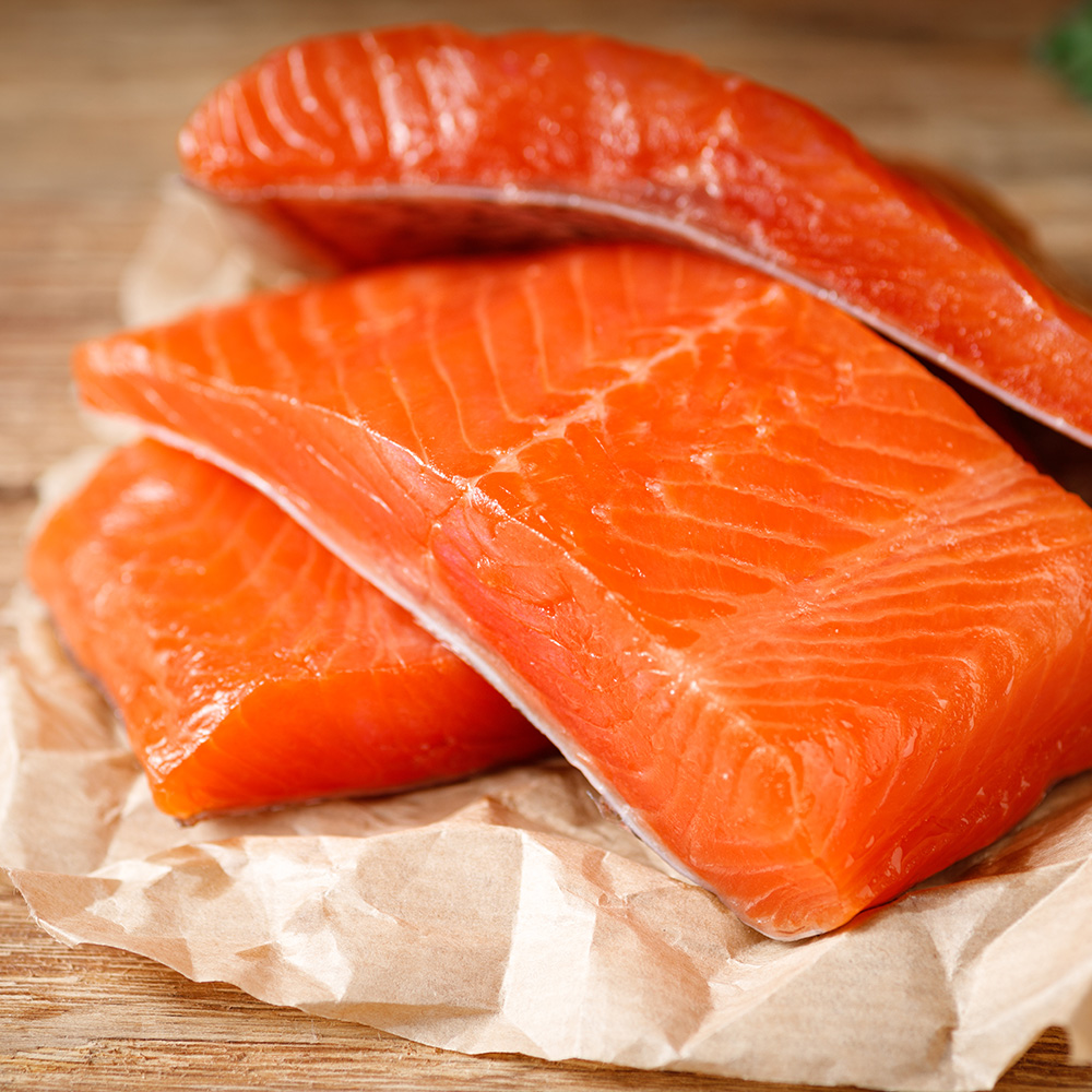 노르웨이 슈페리어 딥스킨 생연어 200g 300g 500g 1kg 통살 슬라이스 - 상품 이미지