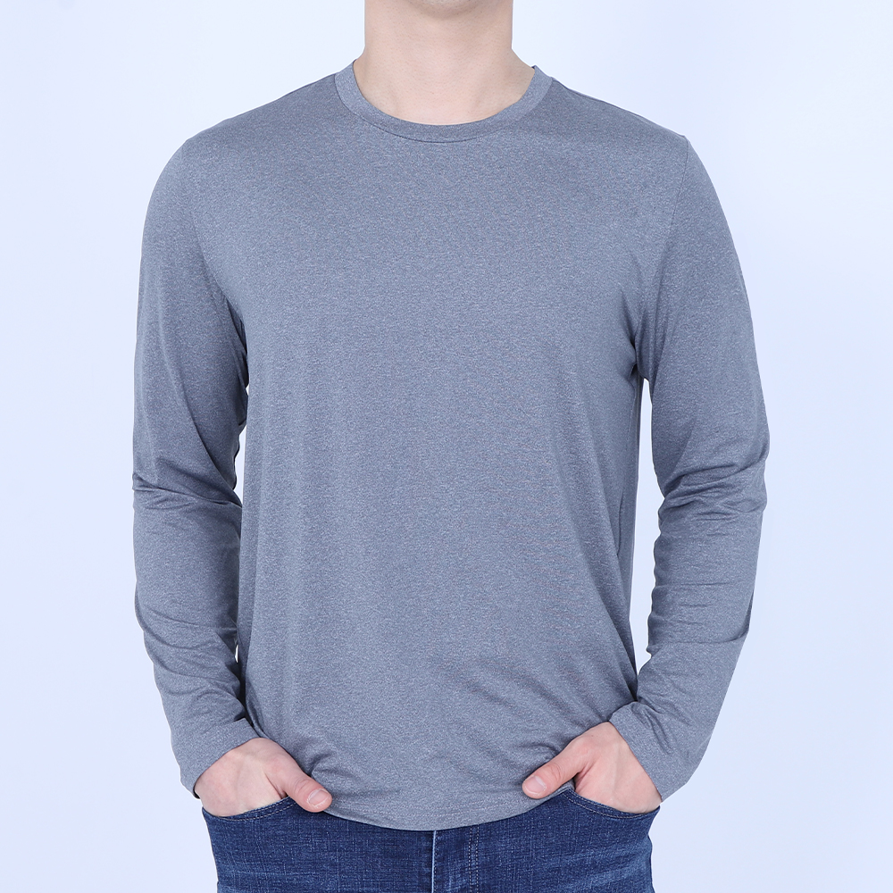 여름용 긴팔 쿨티 남자냉장고티셔츠 쿨링 작업복 쿨소재 쿨론 단체티 빅사이즈 - 상세 이미지 2