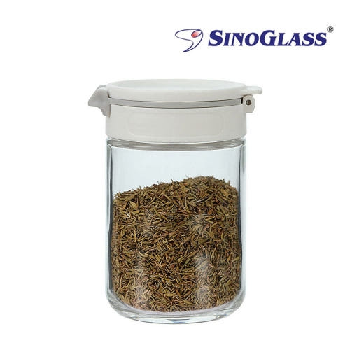 시노글라스 듀얼 원터치 양념병 200ml 2P 블랙 화이트