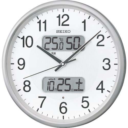 세이코 SEIKO 디지털 전파 벽시계 온습도 KX383S
