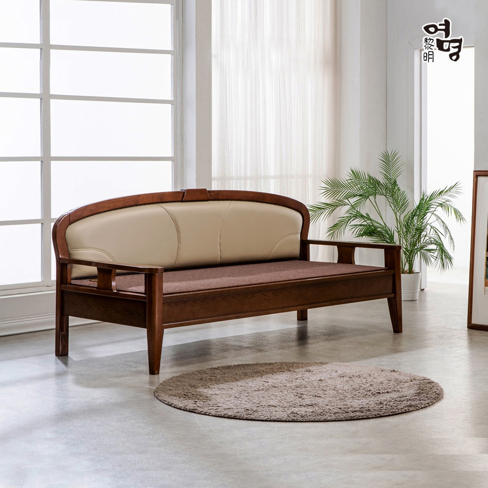 여명흙침대 라운드 카우치 쇼파(황토볼 흙 돌 맥반석 칠보석 세라믹 연옥) - 상품 이미지