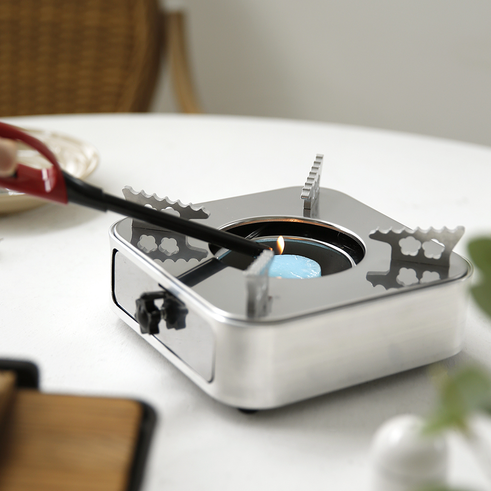 스텐 알콜연료스토브 캠핑소형버너 알콜연료거치대