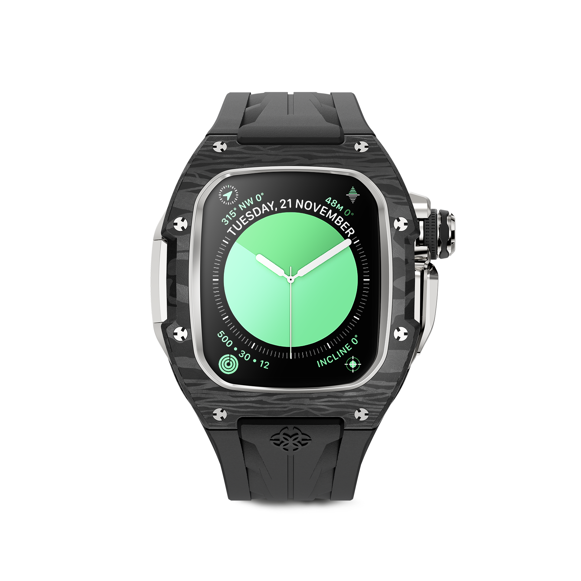 골든컨셉 애플워치 케이스 RSCIII 46mm 실버 카본 (SILVER CARBON) - 상세 이미지 3