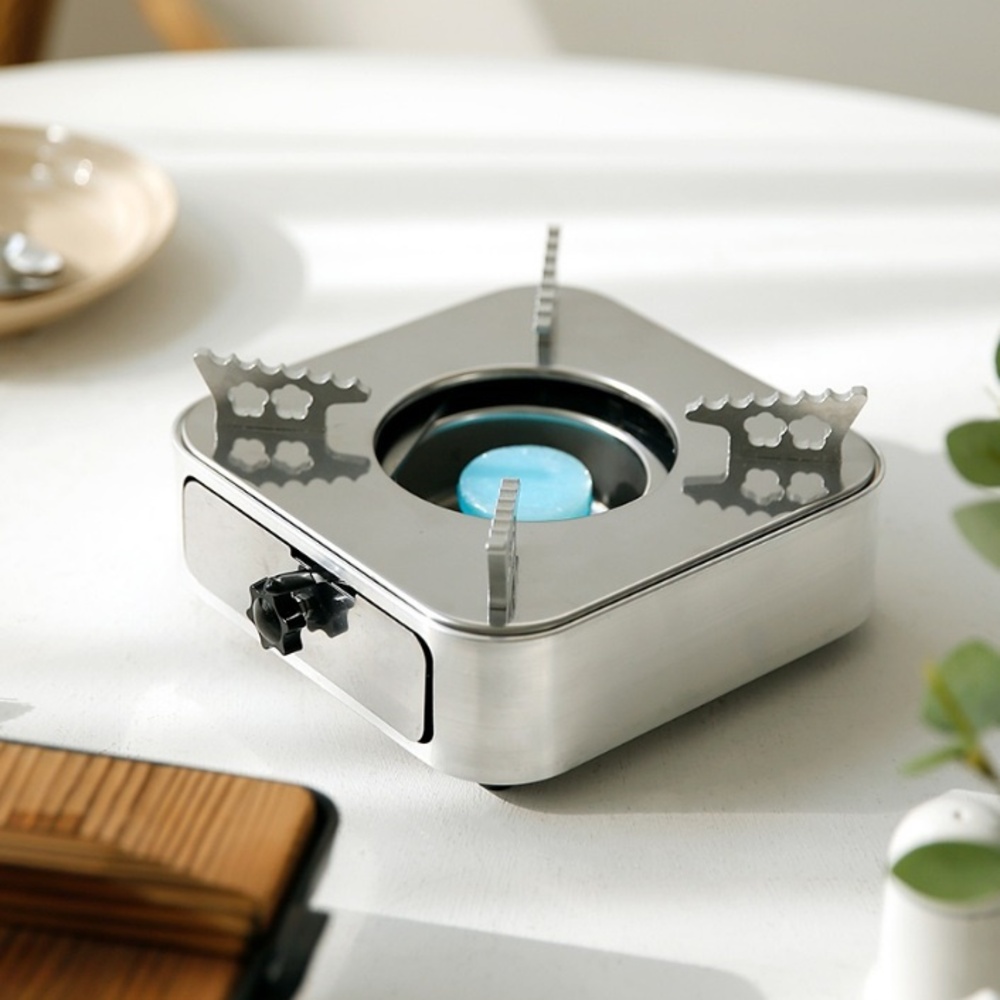 스텐 알콜연료스토브 캠핑소형버너 알콜연료거치대