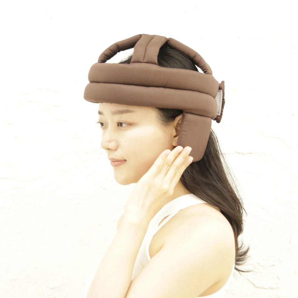 O2메디칼 CB-1611 성인머리보호대 노인 환자 헤드기어 안전모 충돌모자 - 상품 이미지