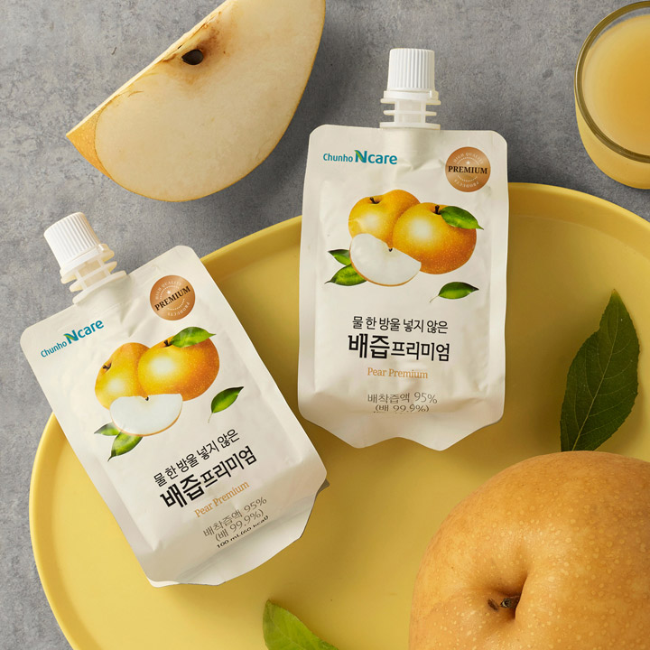 천호엔케어 물 넣지 않은 NFC착즙 국산 배즙 프리미엄 100ml x 30개입 - 상세 이미지 4