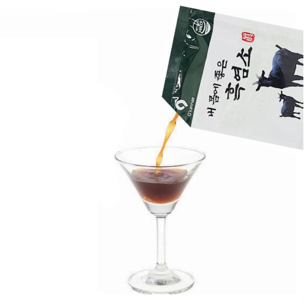 흑염소진액 80ml x 30포 몸에좋은 건강즙 어버이날 명절 어른선물 - 상품 이미지