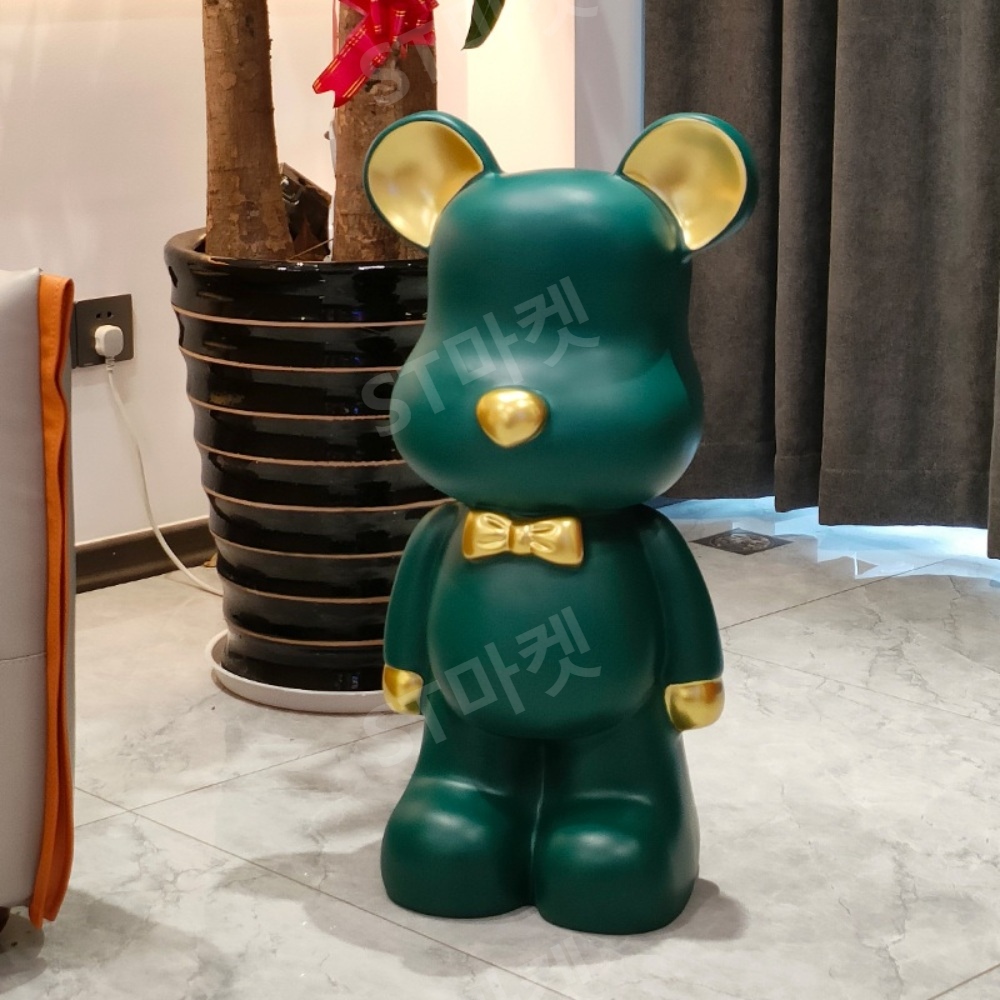 귀여운 곰 저금통 부자 인테리어 장식품 대형 돼지 저금통 선물 70cm 50cm - 상세 이미지 5