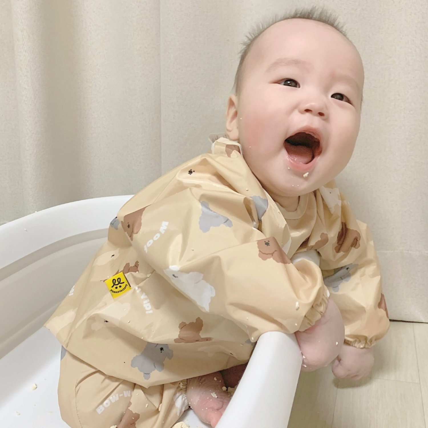 아기 유아 미술가운 모래놀이옷 갯벌체험 촉감놀이옷 어린이 키즈 방수 앞치마 이미지 7