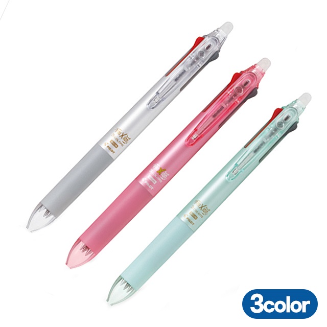 프릭션 볼 슬림 멀티 3색 볼펜 0.38mm 지워지는 볼펜 - 메인 이미지