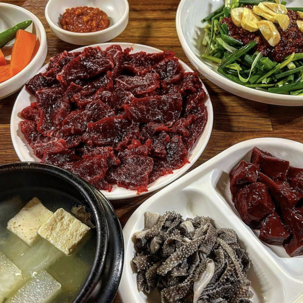 한우 천엽 마장동 축산시장 : 맛청년농수산