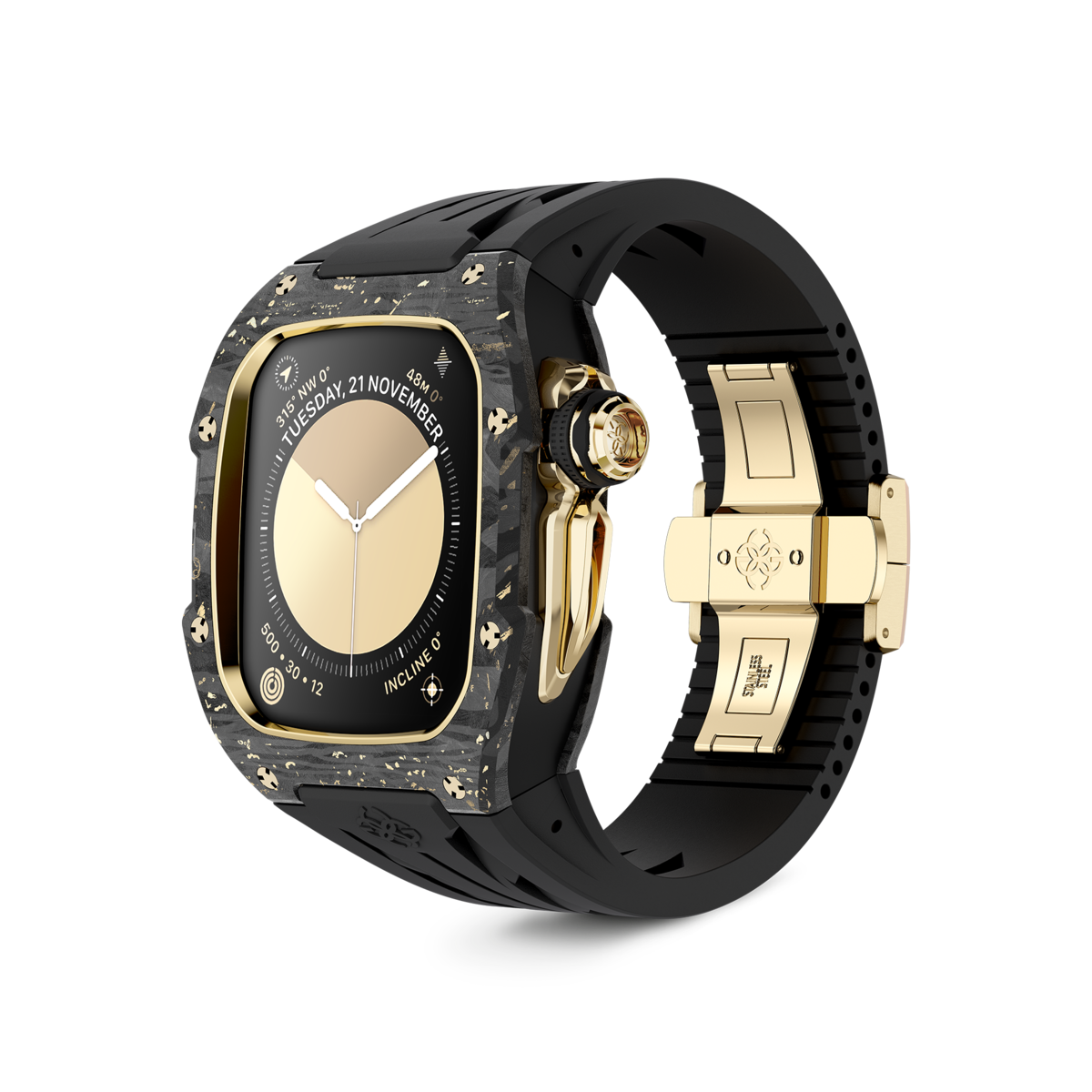 골든컨셉 애플워치 케이스 RSCIII 46mm 골드 카본 (GOLD CARBON) - 상세 이미지 2
