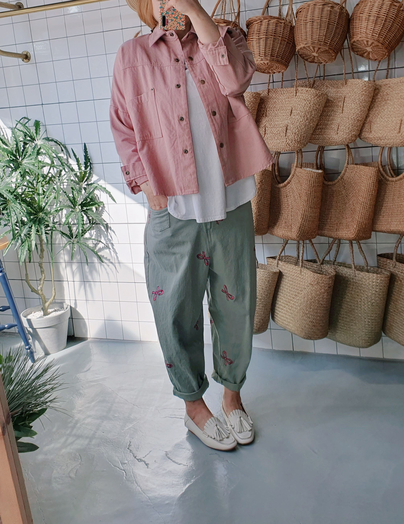 (무배)워싱 빔스 자켓 숏재킷 이미지 2