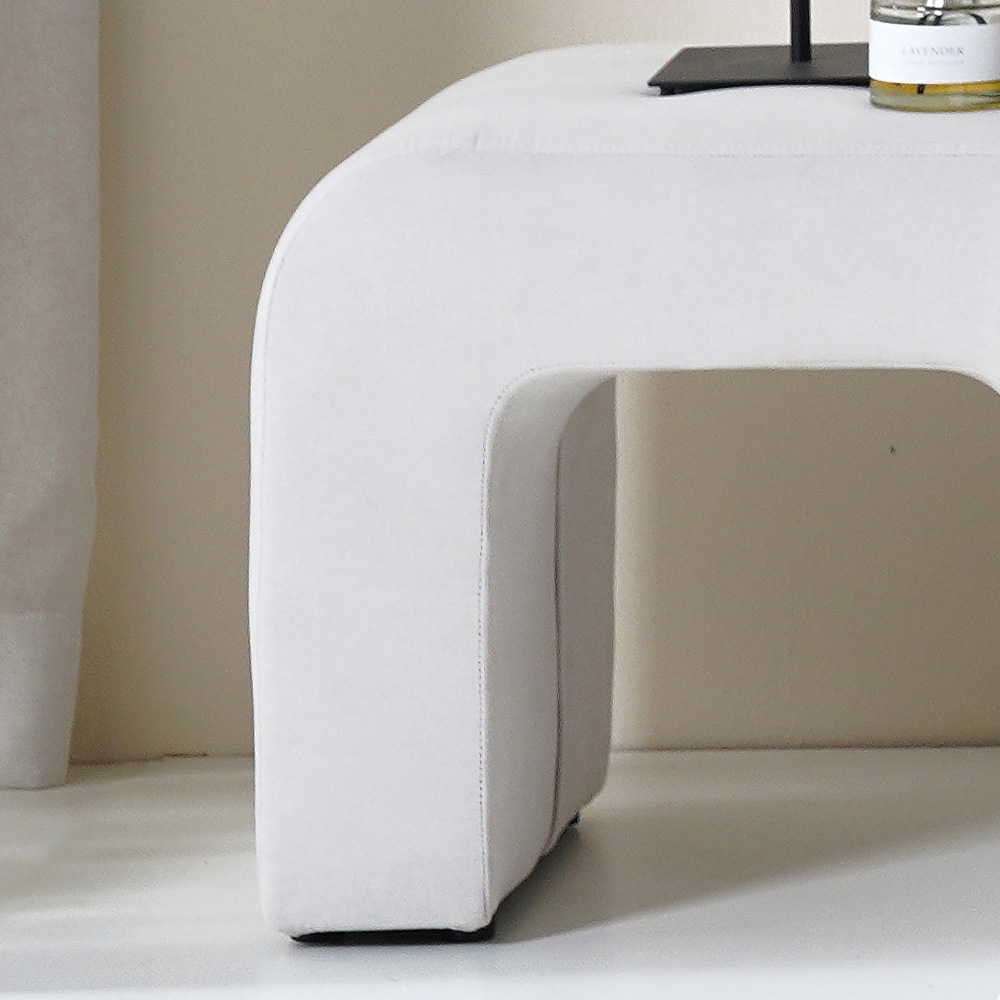 아쿠아텍스 패브릭 틈새 미니 침대 거실 협탁 라이트그레이 - 상세 이미지 5