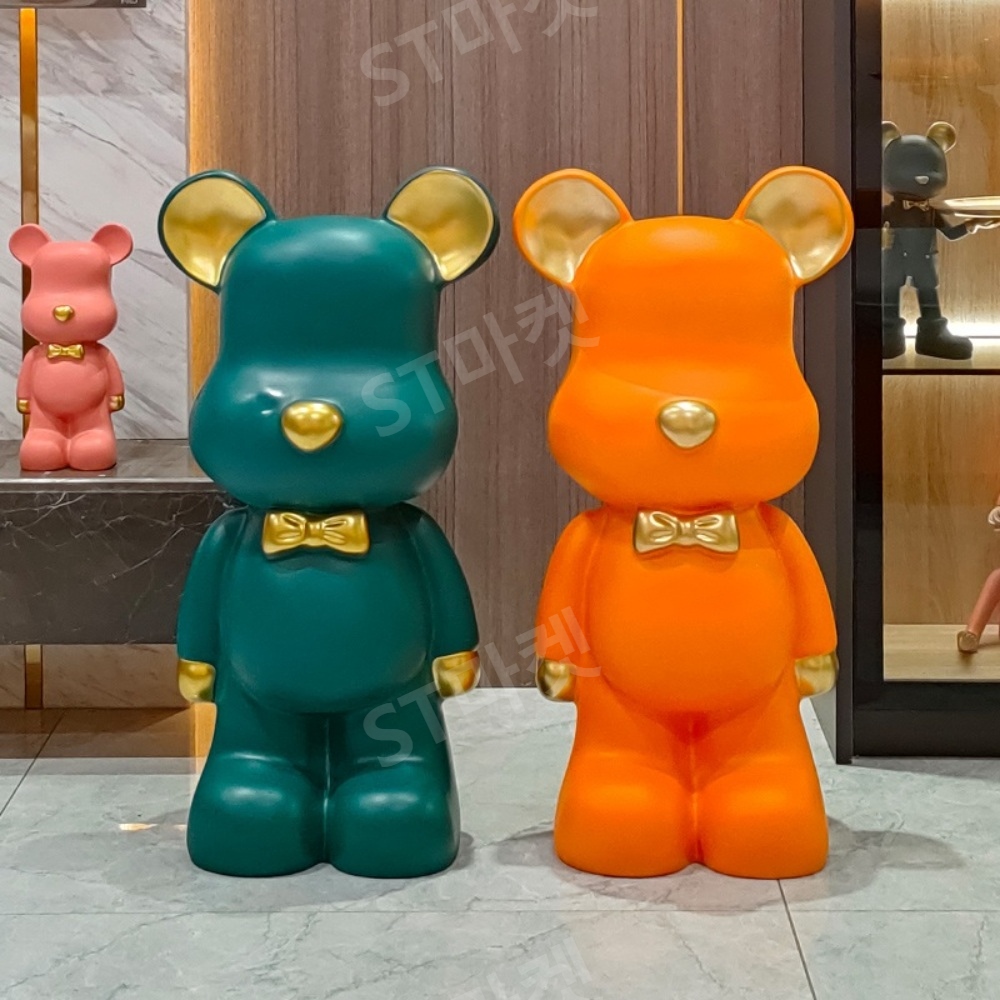 귀여운 곰 저금통 부자 인테리어 장식품 대형 돼지 저금통 선물 70cm 50cm - 상세 이미지 3