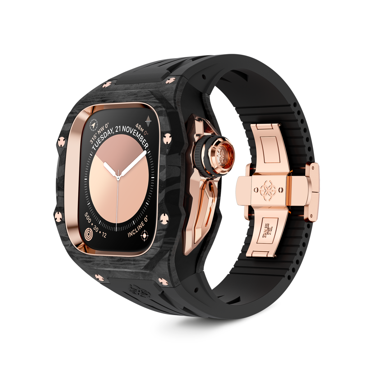 골든컨셉 애플워치 케이스 RSCIII 49mm 로즈골드 카본 (ROSE GOLD CARBON) - 메인 이미지