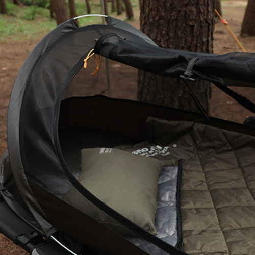 스노우라인 팝업코트 야전침대 텐트 원터치텐트 휴대용 모기장