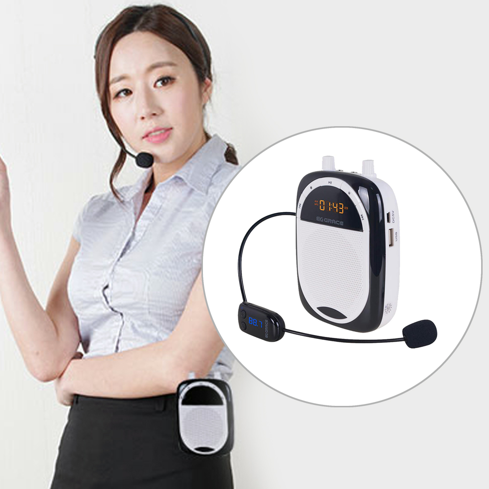 카날스 EG-100N 강의용마이크 강사 강사용 가이드 교사용 수업용 앰프 휴대용 이미지 4