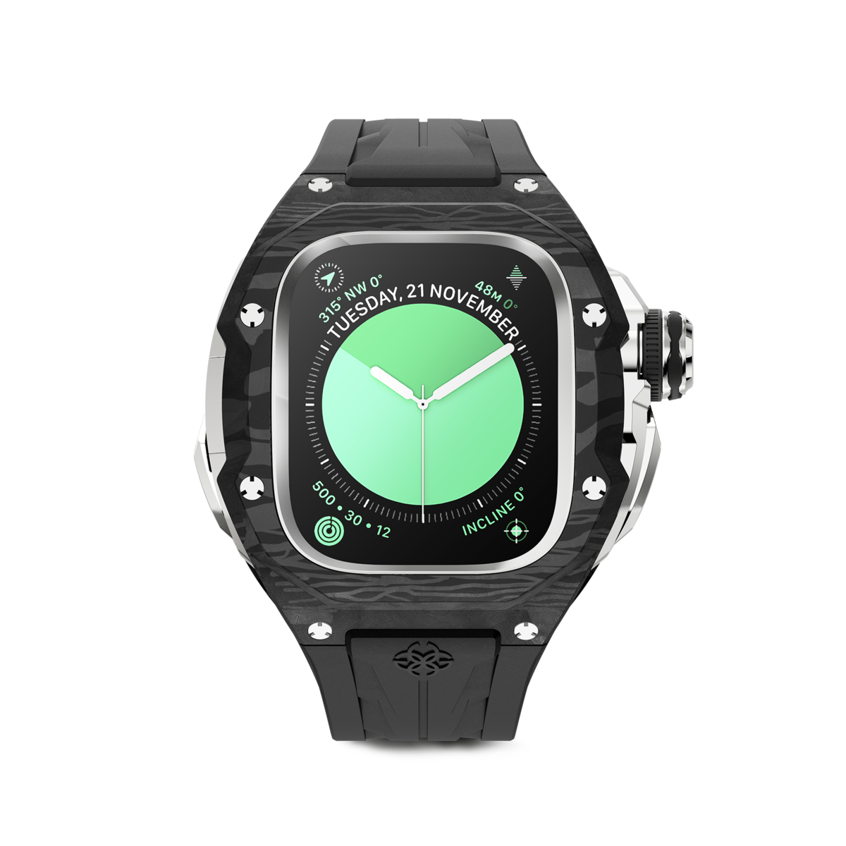 골든컨셉 애플워치 케이스 RSCIII 49mm 실버 카본 (SILVER CARBON) - 상세 이미지 4