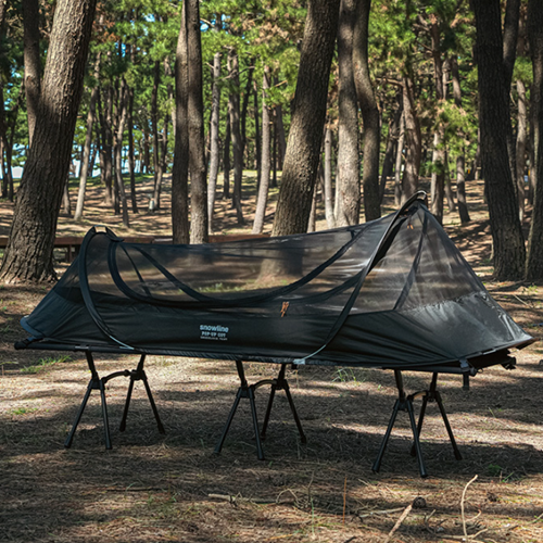 스노우라인 팝업코트 야전침대 텐트 원터치텐트 휴대용 모기장
