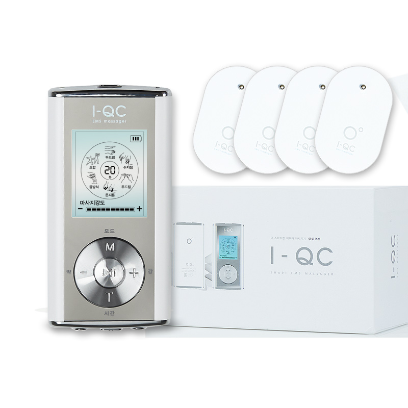 아이큐씨 저주파마사지기 무릎 허리 어깨 손목 목 EMS 마사지 미니 휴대용