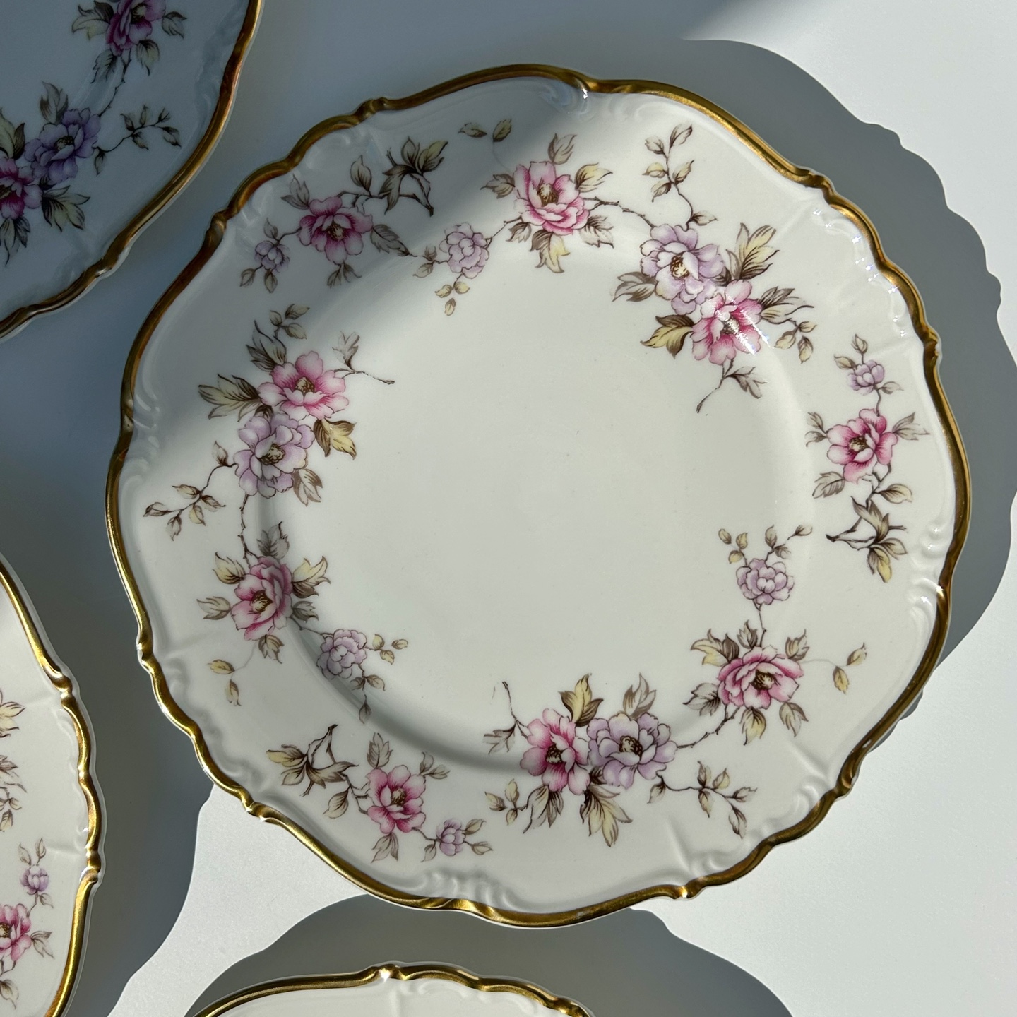 독일 바바리아 에델스타인 델피네 플레이트 빈티지접시 예쁜그릇 홈카페접시