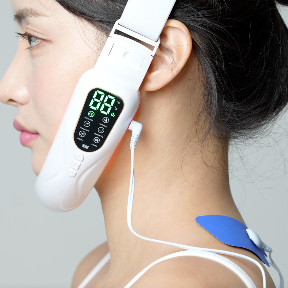 모드샷 얼굴 마사지기 EMS 브이라인 리프팅 기계 디바이스 고주파 얼굴주름 이중턱 턱살