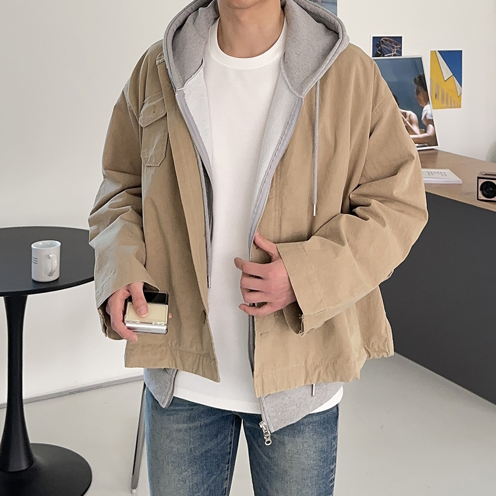 남자야상 차이나카라 봄 가을 사파리 남자 자켓 이미지 2