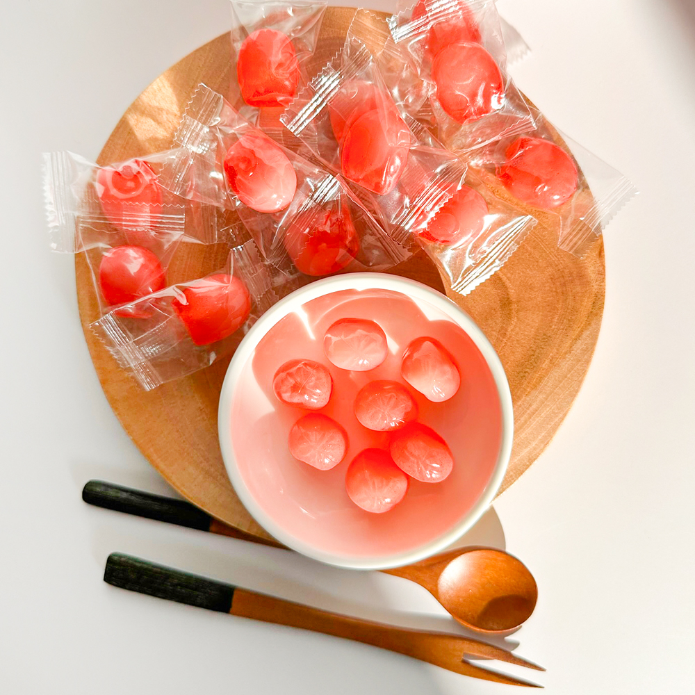 말린마켓 대용량 까먹는 리치 젤리 500g 사무실 아이들 간식 과일 - 상세 이미지 3