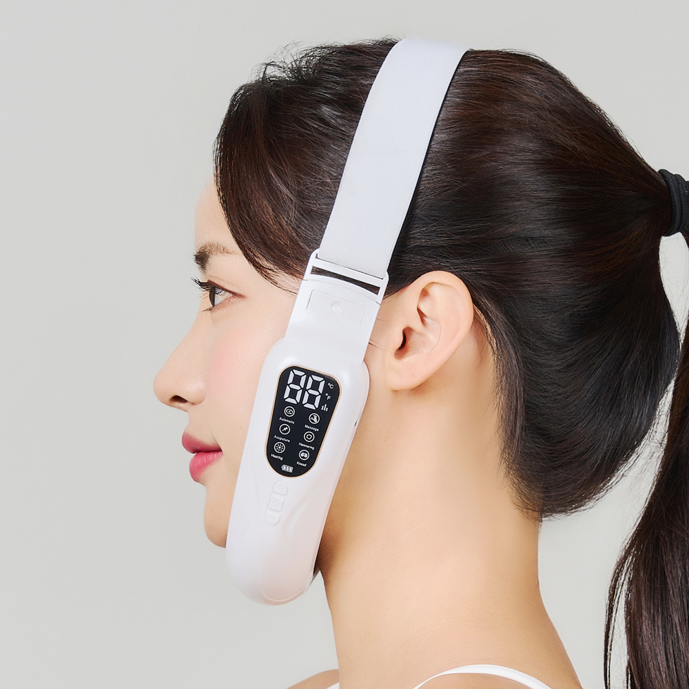 모드샷 얼굴 마사지기 EMS 브이라인 리프팅 기계 디바이스 고주파 얼굴주름 이중턱 턱살