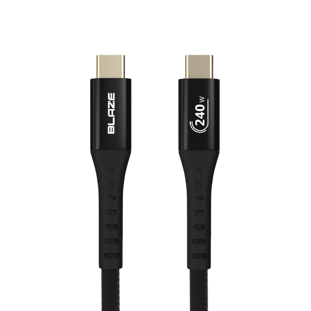 C TO C 케이블 240W 초고속 충전 480Mbps 2m - 상품 이미지