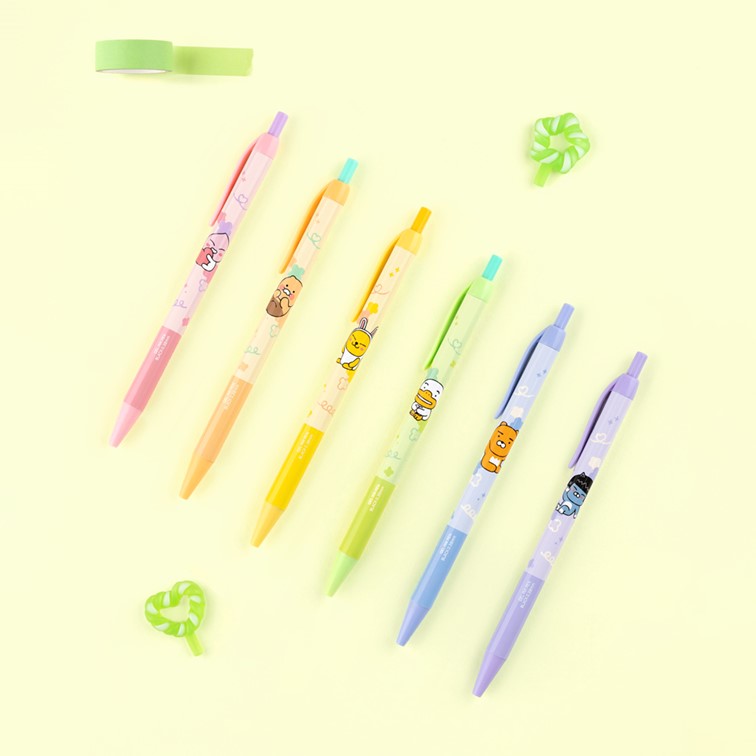 춘식이 볼펜 0.38mm 중성펜 노크식 카카오 굿즈 선물 - 상세 이미지 2