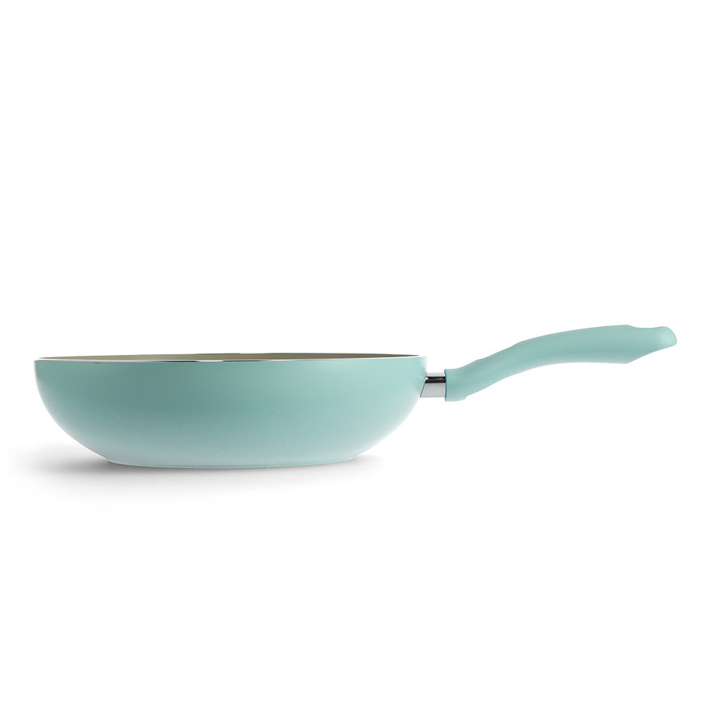 그린팬 샌드스톤 세라믹 논스틱 코팅 인덕션 건강 궁중팬 웍 28cm - 상세 이미지 3