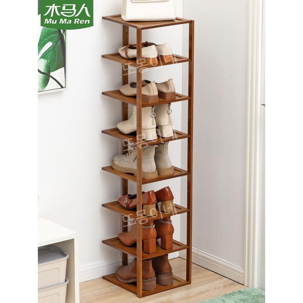 목재 신발장 현관 캐비닛 신발 선반 수납장 원목 슬림 다층 가구 거실 우드 입구 학원 가정용 벤치 사무실 수납