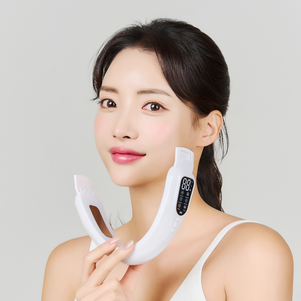 모드샷 얼굴 마사지기 EMS 브이라인 리프팅 기계 디바이스 고주파 얼굴주름 이중턱 턱살