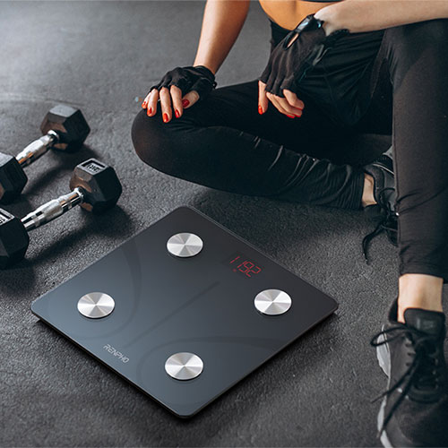 렌포 스마트 디지털 체중계 엘리스 1 앱 연동 체지방 BMI 체성분 인바디 아마존 체중계