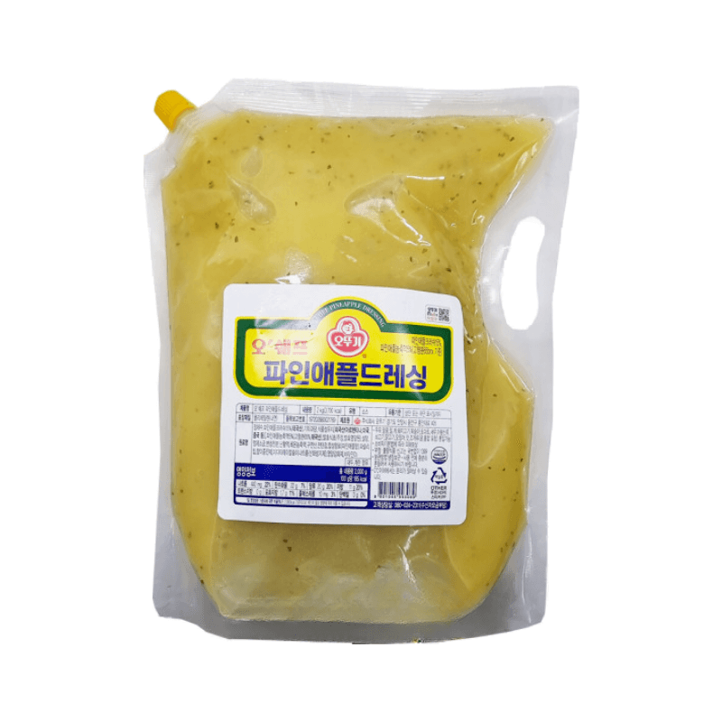 오뚜기 오쉐프 파인애플드레싱 2kg 샐러드 소스 대용량 업소용 - 메인 이미지