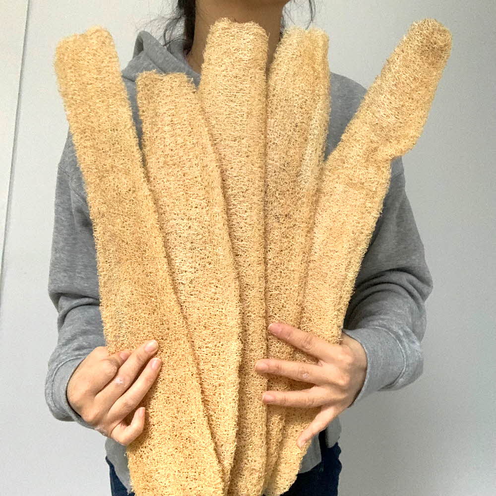 주방수세미 제로웨이스트 수세미 30-35cm 루파 압착 열매 - 상세 이미지 5