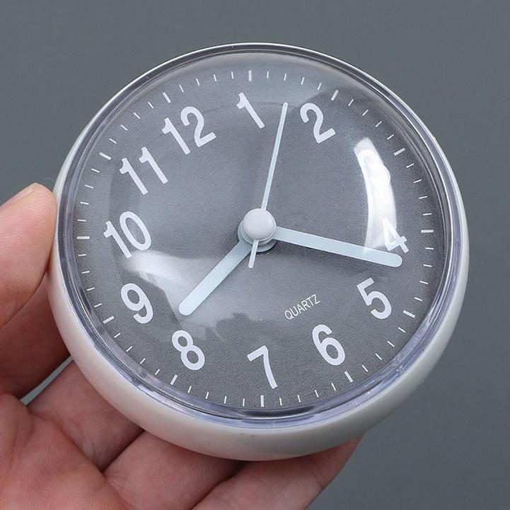 방수 벽걸이 시계 목욕탕 시계 욕실 화장실 욕실용 주방용 시계 - 메인 이미지