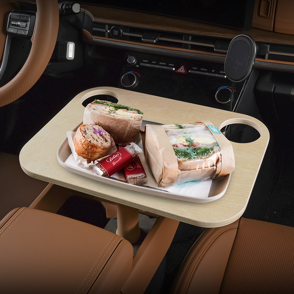 크레이지몬스터 디올뉴 싼타페 MX5 다된다 차량용 우드 테이블