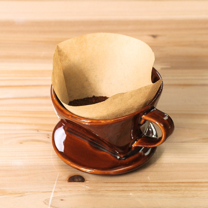 내추럴 커피필터 100매 브라운 국내산 천연펄프