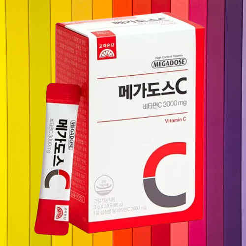고려은단 메가도스C 비타민C 3000 비타민씨 가루 30포X1개 - 상세 이미지 4