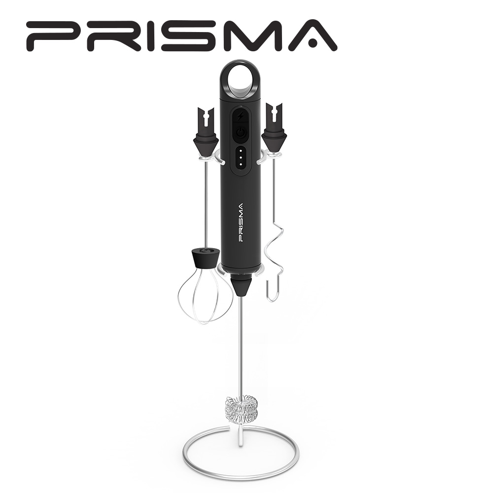 프리즈마 포터블 전동 우유거품기 무선 휘핑기 생크림 라떼아트 머랭치기 계란거품기