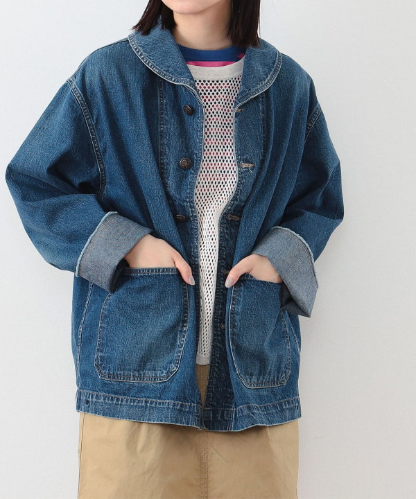 버즈릭슨 × BEAMS BOY 던가리 점퍼 자켓 빔스 별주 유즈드 BUZZ RICKSONS 이미지 3
